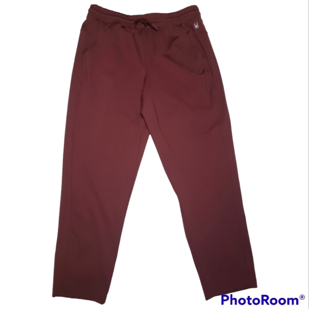 Spyder* Active* Ankle* Pants* Maroon* Sz M